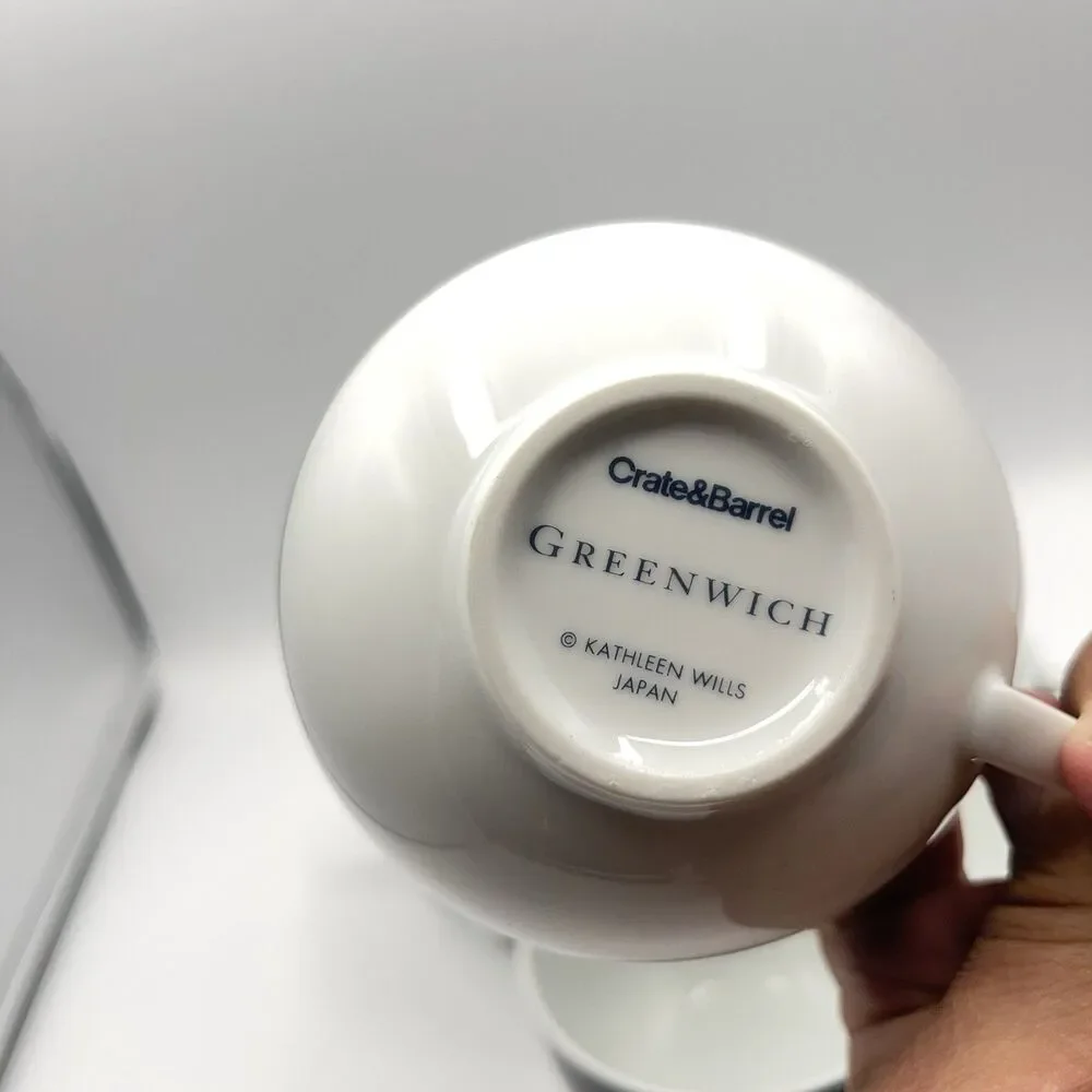Set Of 6 TeaCups - Crate & Barrel Greenwich